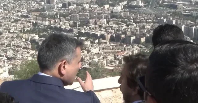 İçişleri Bakanı Çiftçi Kasyun Dağı ndan Şam ı seyretti VİDEO İZLE