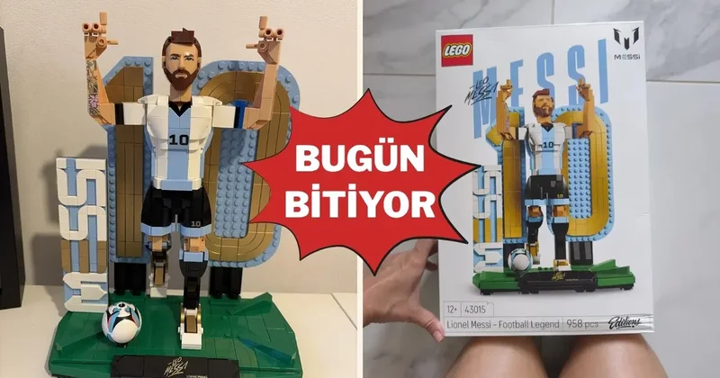 FIFA heyecanını evinize taşıyacak LEGO Messi setinde indirim bugün bitiyor