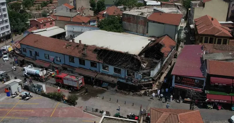 Bursa Kayhan Çarşısı nda yangın sonrası acı bilanço!
