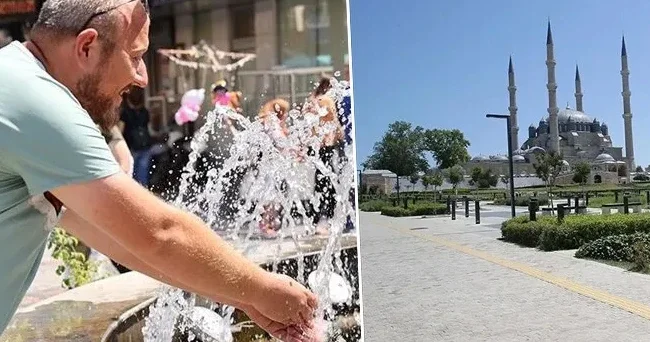 Termometreler 37 dereceyi gösterdi: Cadde ve sokaklar boş kaldı! Ejderha sıcakları gelmiş