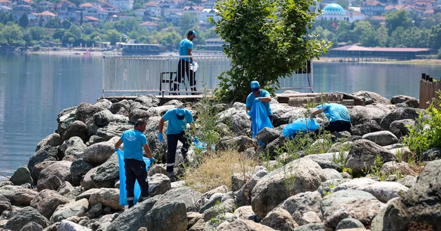 Sapanca Gölü nde kapsamlı temizlik çalışması gerçekleştirildi Sakarya Haberleri Habertürk Yerel Haberler