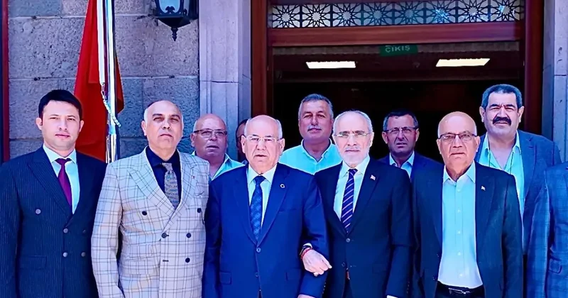 Yalçın Topçu dan ANKESOB Başkanı Hüseyin Ar’a hayırlı olsun ziyareti