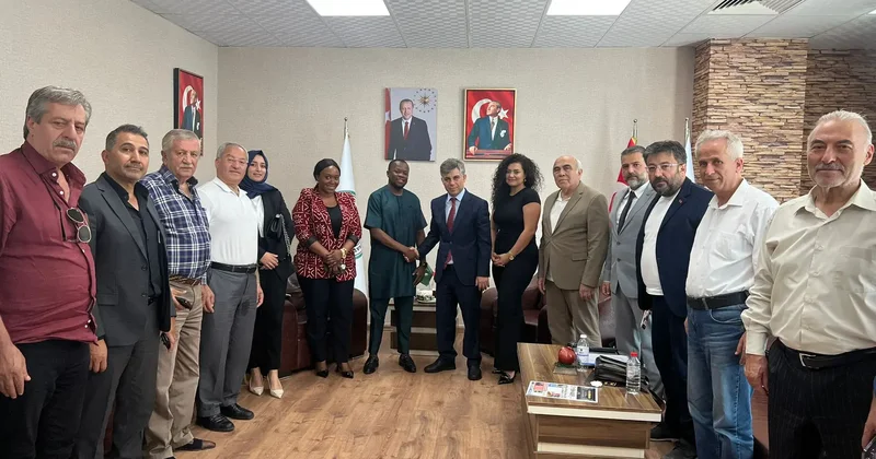 Sierra Leone Büyükelçiliği Ekonomi ve Ticaret Müsteşarı, SANKON Genel Merkezi’ni ziyaret etti