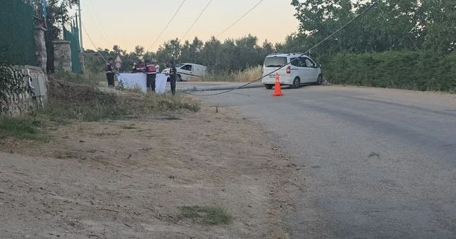 Kaza yapan sürücüye yardıma giderken elektrik akımına kapılıp, öldü Bursa Haberleri Habertürk Yerel Haberler