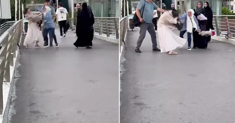 Kocasıyla ilişkiye girmeye çalışan kadını evire çevire dövdü