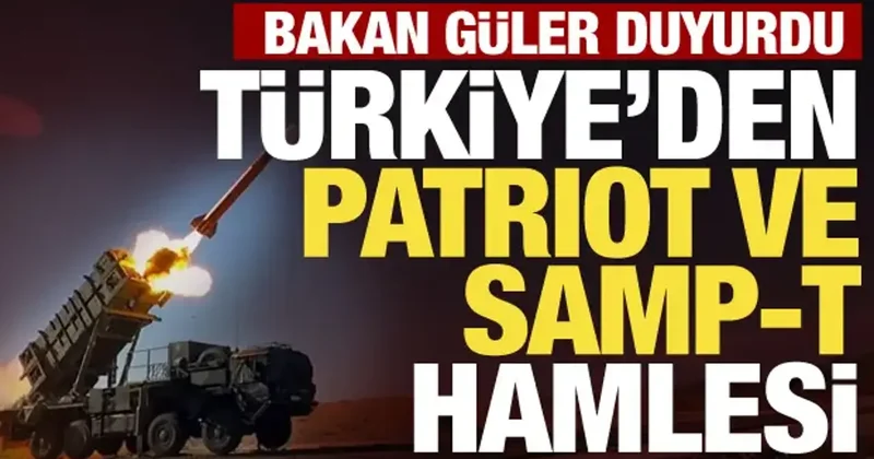 Türkiye den Patriot ve SAMP T için yeşil ışık! Bakan Güler açıkladı