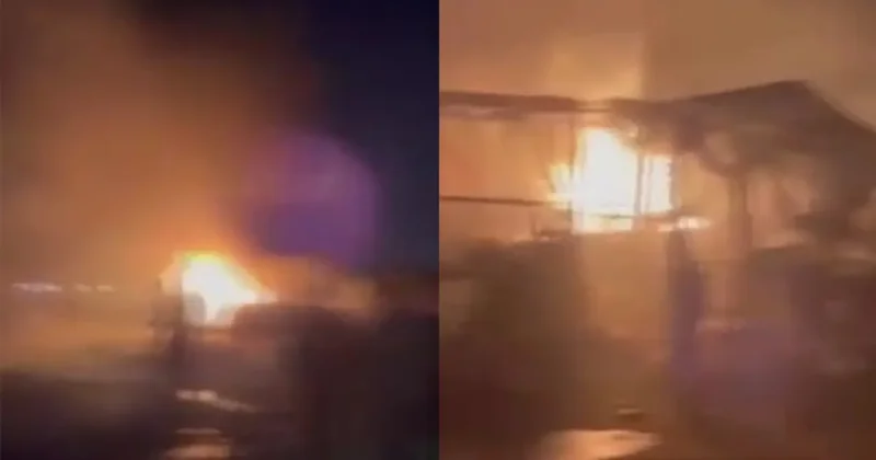İsrail Gazze de mülteci çadırlarını bombaladı