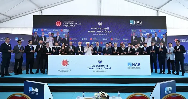 Haluk Görgün, Ankara da HAB Camisi nin temel atma törenine katıldı