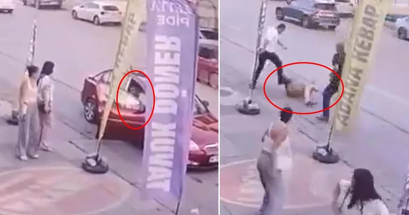 İnfial yaratan olay! Kız çocuklarını zorla arabaya bindirmek istediler
