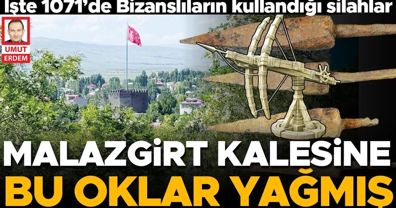 Malazgirt kalesine bu oklar yağmış… İşte 1071’de Bizanslıların kullandığı silahlar