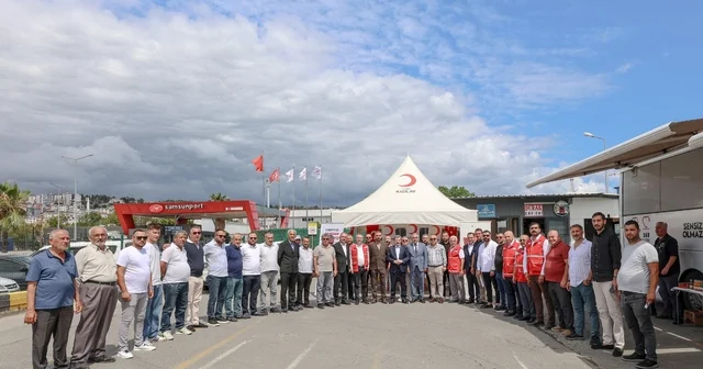 Samsun da Birbirimize Candan Bağlıyız kan bağışı kampanyası Samsun Haberleri Habertürk Yerel Haberler