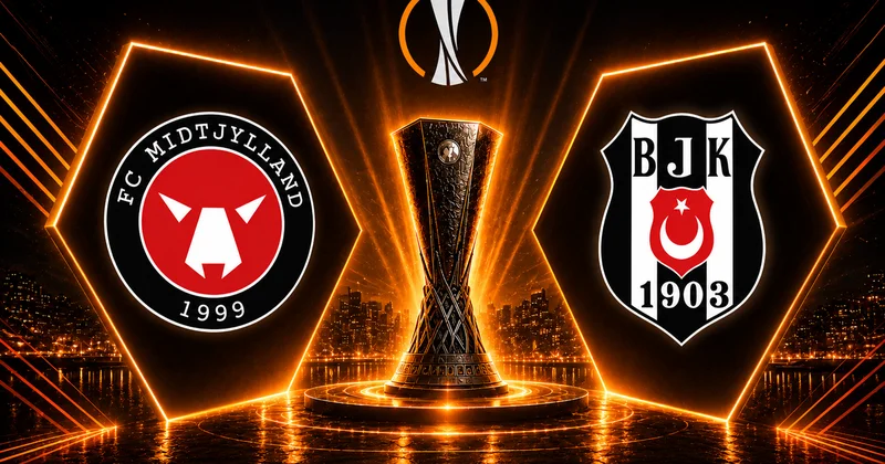 Midtjylland Beşiktaş maçının 11 leri belli oldu