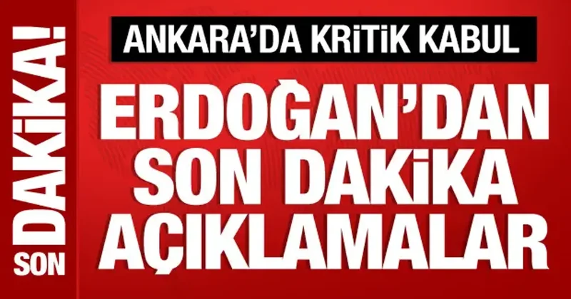 Cumhurbaşkanı Erdoğan, Lübnanlı mevkidaşı ile ortak açıklama yapıyor