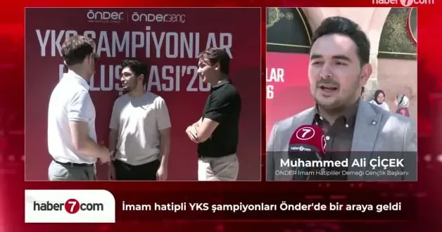 İmam hatipli YKS şampiyonları Önder de buluştu