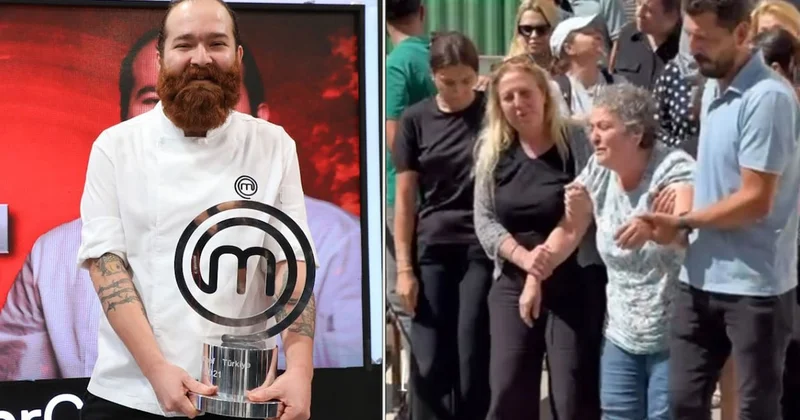 MasterChef şampiyonu Eren in cenazesinde duygusal anlar: Annesi güçlükle ayakta durabildi Sözcü Gazetesi