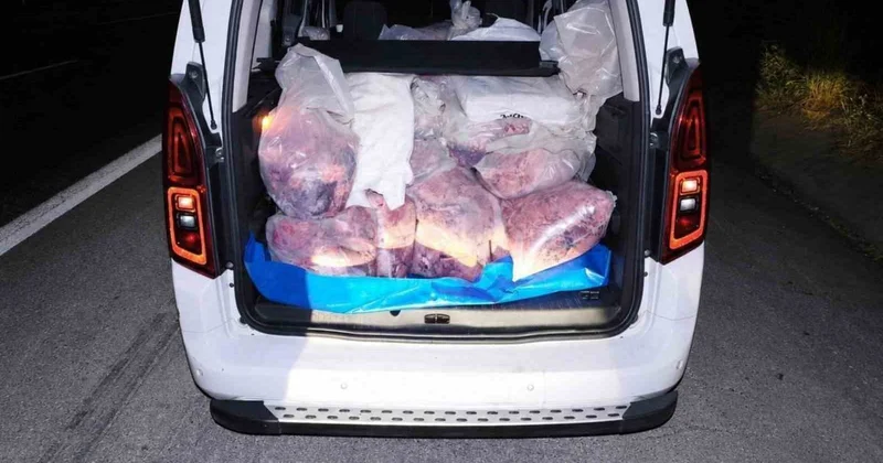 Mersin’de 877 kilogram kaçak sakatat ele geçirildi