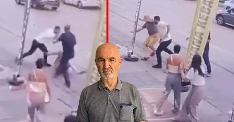 Ankara’da infial yaratan görüntüler! 2 kız çocuğunu korumak isterken kabusu yaşadı: Yaşlı adam öldüresiye darp edildi!