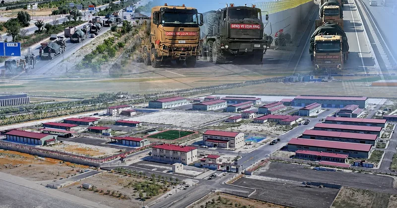 Konya da tarihi taşınma başladı! Yüzlerce tank ve askeri araç ağır bakım için yeni üslerine naklediliyor