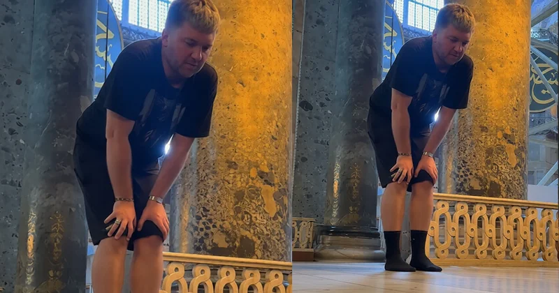 Ayasofya ya 1360 lira ödemek istemeyen turistin çektiği video viral oldu Sözcü Gazetesi