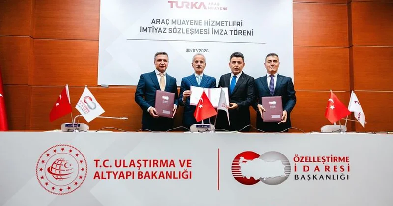 Türkiye nin yeni nesil araç muayene sistemi için imtiyaz sözleşmesi imzalandı