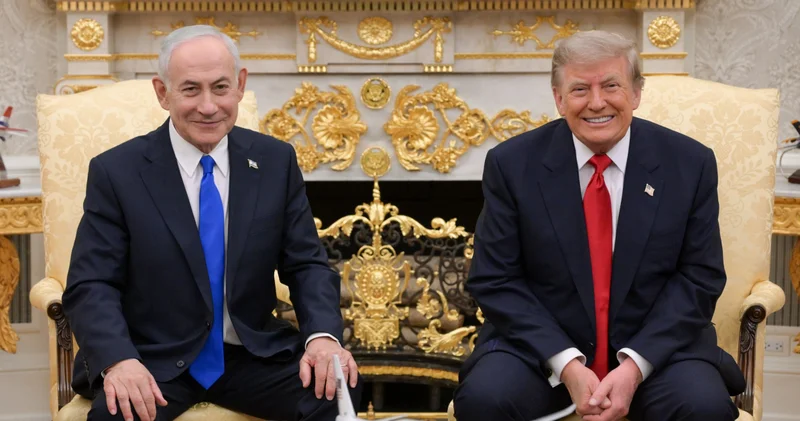 ABD Başkanı Trump ile İsrail Başbakanı Netanyahu nun Beyaz Saray da görüşmesinde neler yaşandı? Dış Haberler