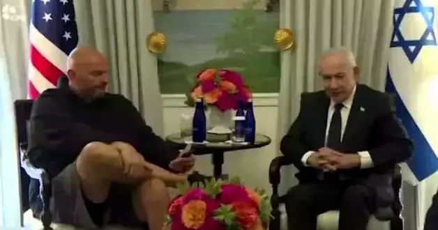 ABD li senatör John Fetterman görüşmede Netanyahu nun yüzüne bile bakmadı