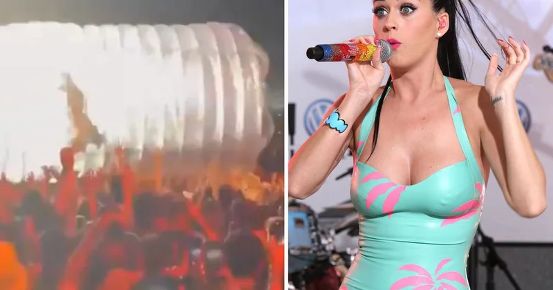 Katy Perry ye konserde yanlış yön sürprizi