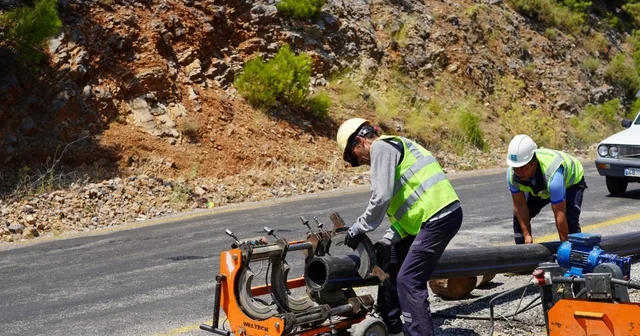 Fethiye Gökçeovacık su isale grup hattı yenileniyor Muğla Haberleri Habertürk Yerel Haberler