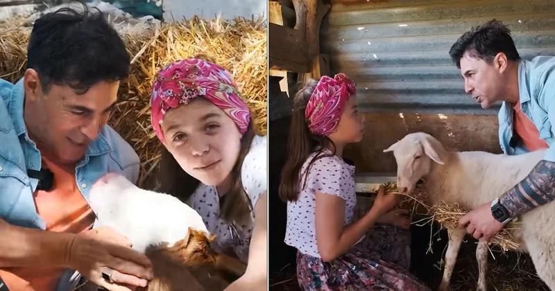 Şehri terk eden oyuncu Kıvanç Kasabalı bile hayran kaldı: 10 yaşındaki Çoban Defne nin köy hayatı şaşırttı Sözcü Gazetesi