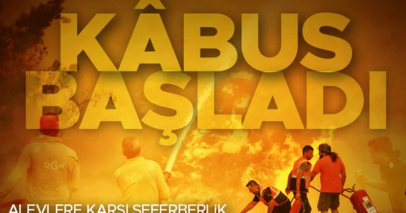 Yangın sezonu başladı, Alevler ormanları sardı! Yollar kapandı, evler tahliye
