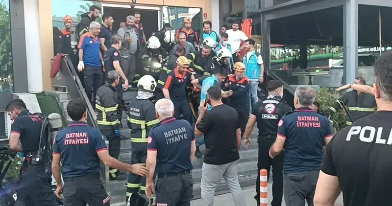 Batman’da spor salonunda yangın; 10 yaralı