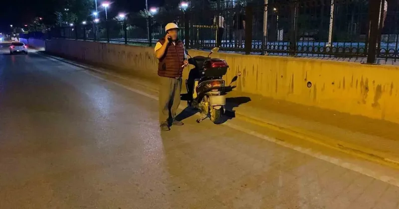 Elektrikli motosikletiyle alkollü yakalandı, 52 bin lira ceza yedi