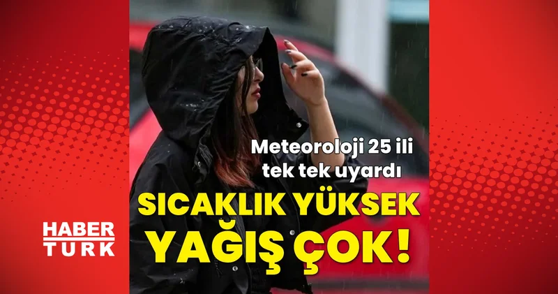 Son dakika haberler: Bugün hava nasıl olacak? Sıcaklık yüksek, yağış çok! Meteoroloji’den 25 il için kritik uyarı 30 Ağustos 2026 Pazar hava durumu tahminleri Son dakika haberleri
