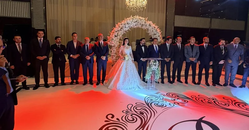 Ünlü iş insanı Yavuz Kahriman’ın oğlu dünyaevine girdi: Halaya duran isimler dikkat çekti