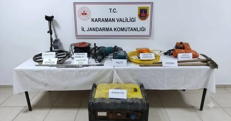 Karaman’da jandarmanın yakaladığı 34 kişiden 3’ü tutuklandı