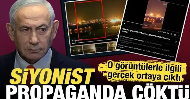 İsrail in savaş propagandasından Bağdat görüntüleri çıktı