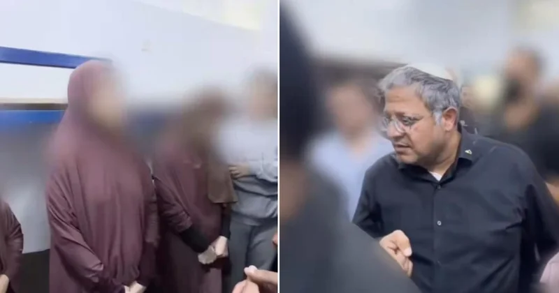 İsrailli Bakan Ben Gvir, Filistinli kadın tutuklularla alay ettiği görüntüleri paylaştı
