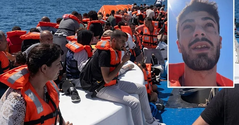 Denizin ortasında son mesajını kaydetti: Kaptan inadına hızlı hızlı sürdü