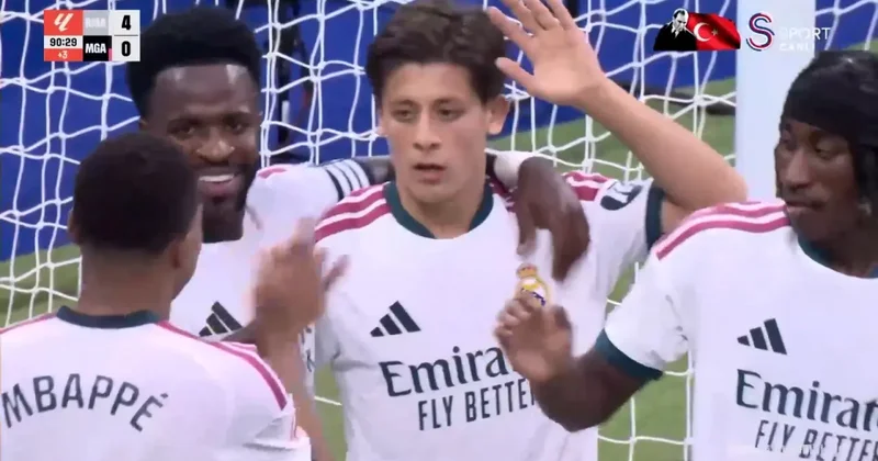 Arda Güler e gol için 4 dakika yetti! Real evinde farka koştu