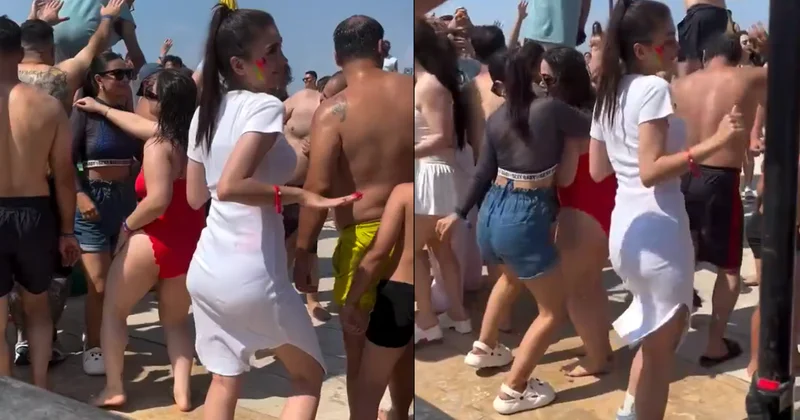 Şeriatı sınır kapısında bıraktılar! Bikinisini kapan otobüse atlayıp Van a koştu Sözcü Gazetesi