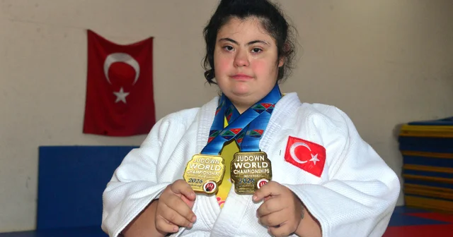 Down sendromlu Zeynep Sude, kendini korumak için başladığı judoda dünya şampiyonu oldu Kahramanmaraş Haberleri Habertürk Yerel Haberler