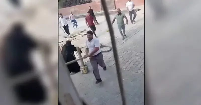 Şanlıurfa’da husumetli ailelerin kavgası kamerada: 6 yaralı