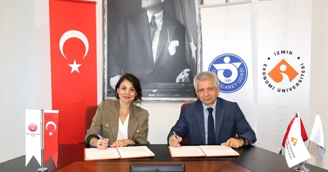 İEÜ den eğitim için güç birliği Gençlerin geleceğine ortak imza İzmir de başladı, Türkiye ye yayılacak İzmir Haberleri Habertürk Yerel Haberler