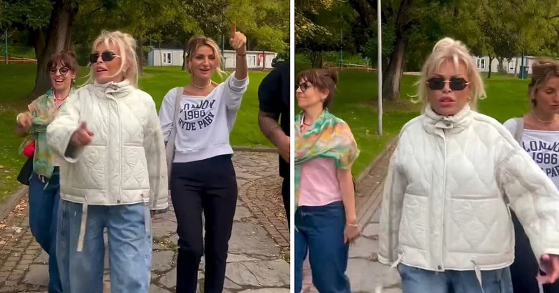 Ajda Pekkan yeni şarkısını sokakta bağıra çağıra söyledi: O anlar kamerada Sözcü Gazetesi