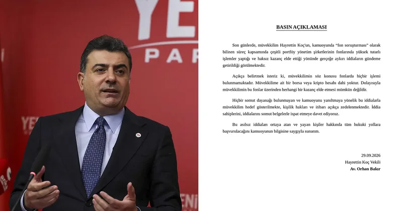 Yeni Parti nin 200 milyon euroluk işlem iddiasına yalanlama: Kripto veya borsa hesabı yok