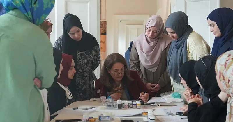Tezhip Atölyesi, Mimar Sinan’da gençlerle buluştu