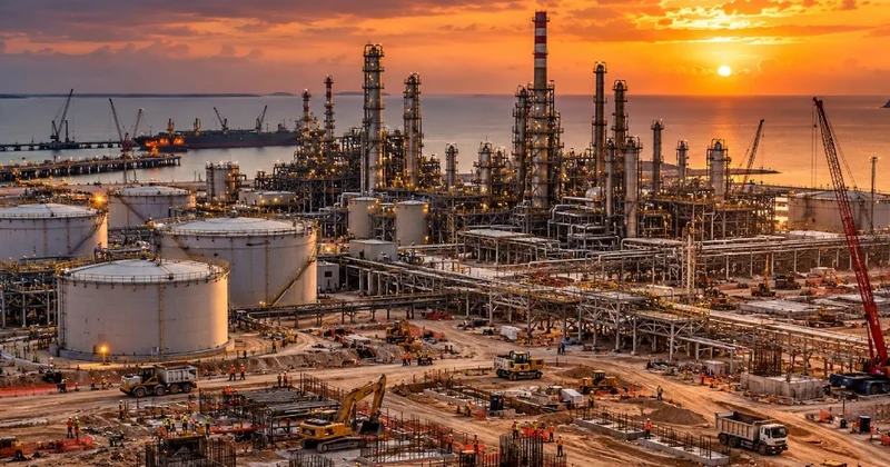 16 milyar dolarlık dev rafinerinin temeli atıldı: Her gün 700 bin varil petrol işleyecek Sözcü Gazetesi