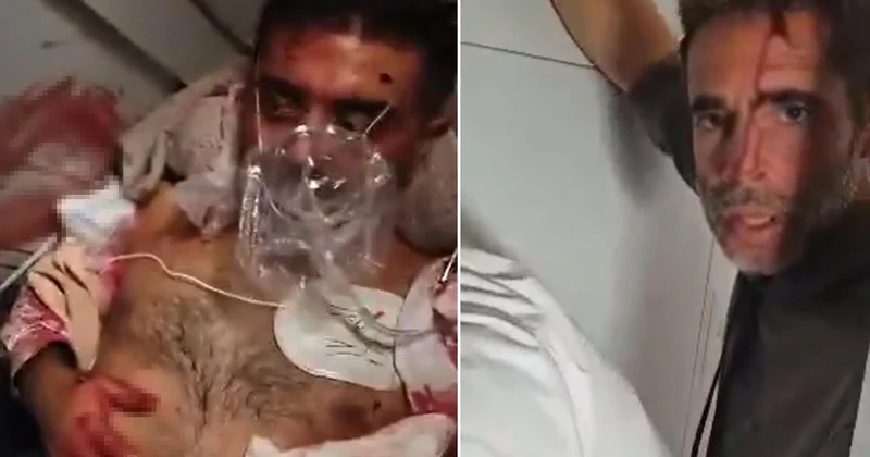 İsrail e giden uçakta infial yaratacak görüntü! Kaptan pilotu defalarca bıçaklamış