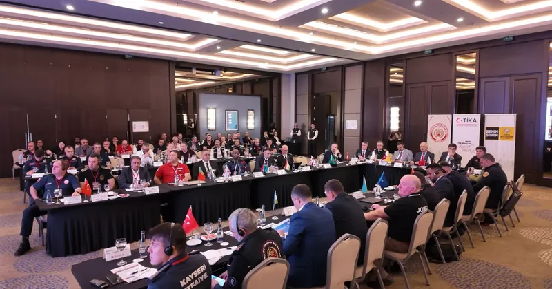 14 ülkeden itfaiyeciler Konya da buluştu!