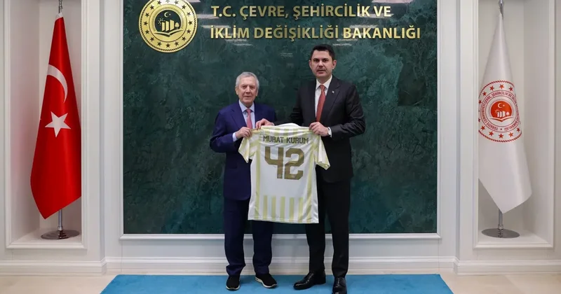Bakan Kurum, Aziz Yıldırım ı ağırladı